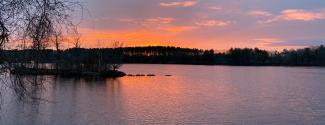 Turner Reservoir at sunrise